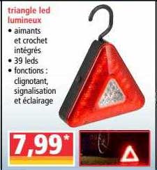 Triangle Led Lumineux