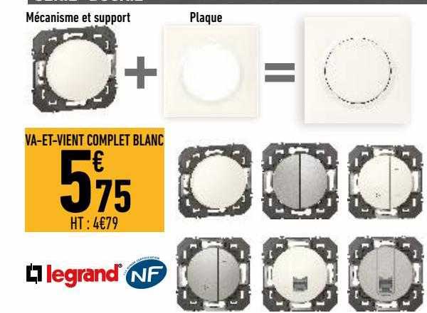 va-et-vient complet blanc legrand