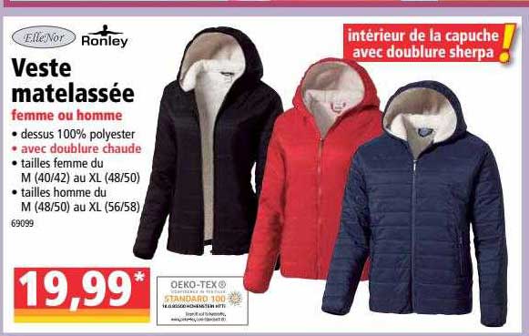 Veste Matelassée ElleNor, Ronley