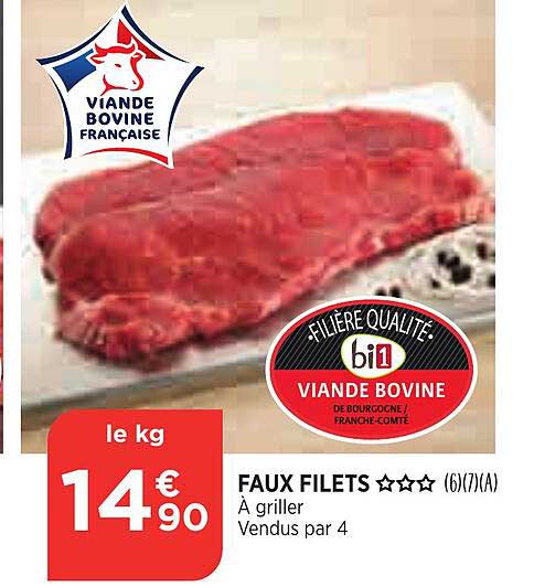 Viande Bovine : Faux Filets ***
