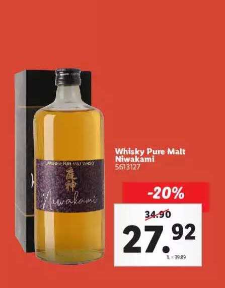 whisky pure malt niwakami