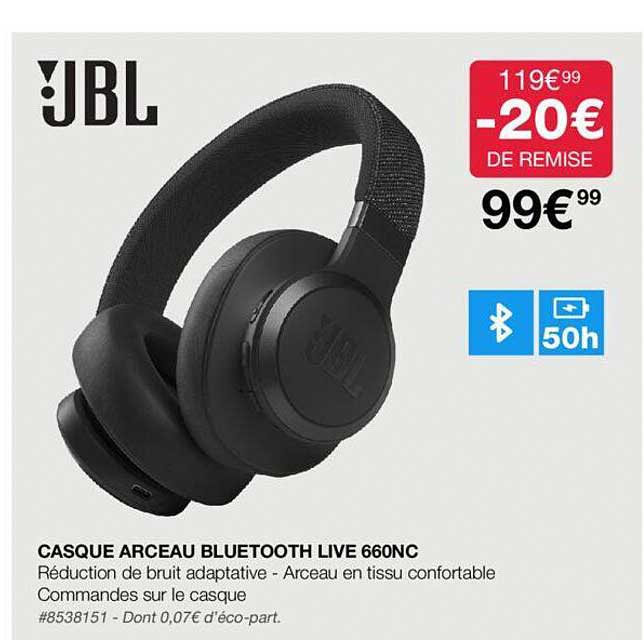 casque arceau bluetooth live 660nc jbl