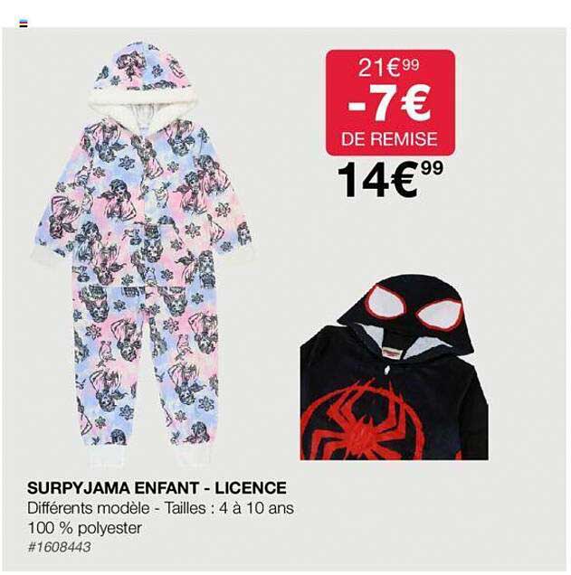 Surpyjama Enfant - Licence