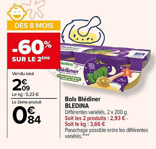 bols blédiner blédina
