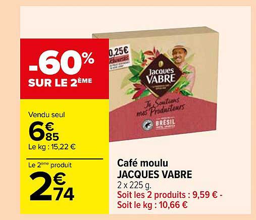 café moulu jacques vabre