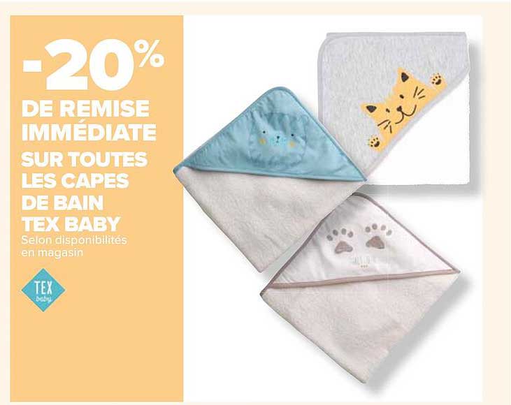 capes de bain tex baby