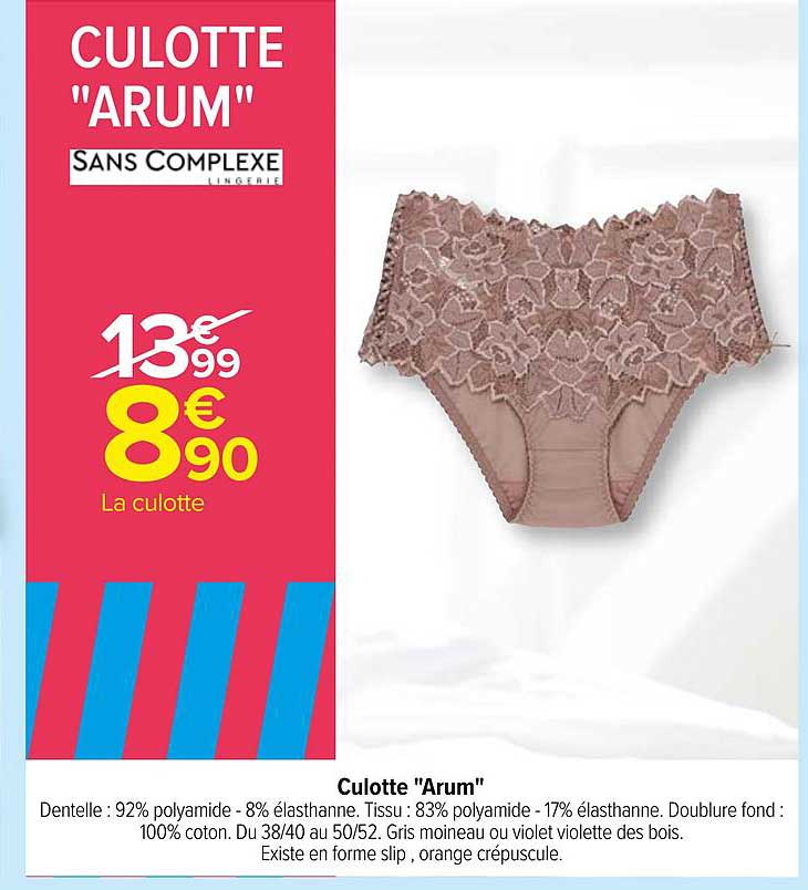Culotte "arum" Sans Complexe
