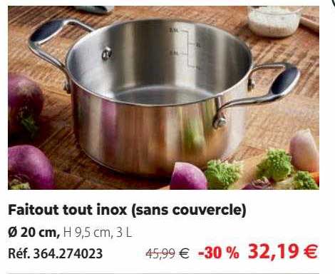 Faitout Tout Inox (sans Couvercle)