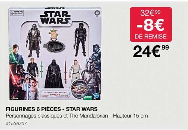 Figurines 6 Pièces - Star Wars