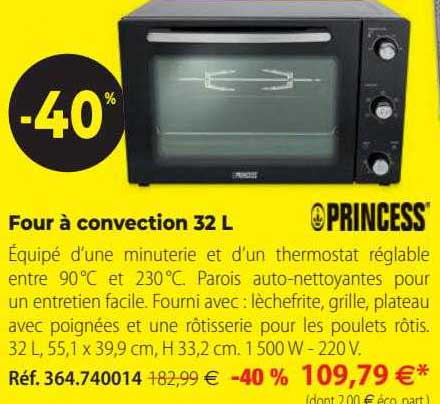 four à convection 32l princess