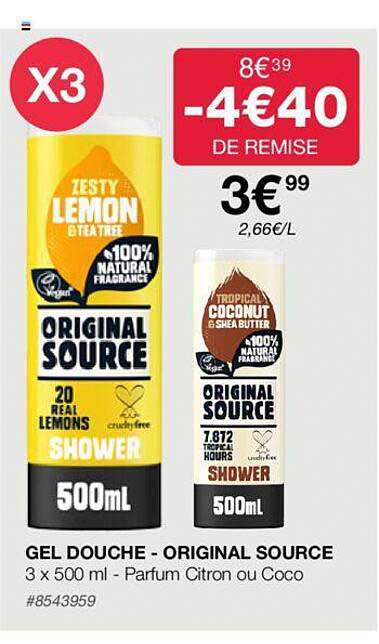 Gel Douche - Original Source