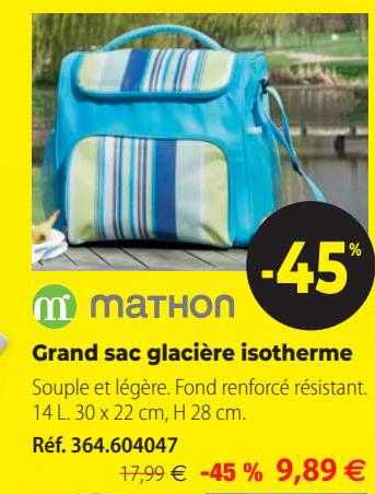 Grand Sac Glacière Isotherme Mathon