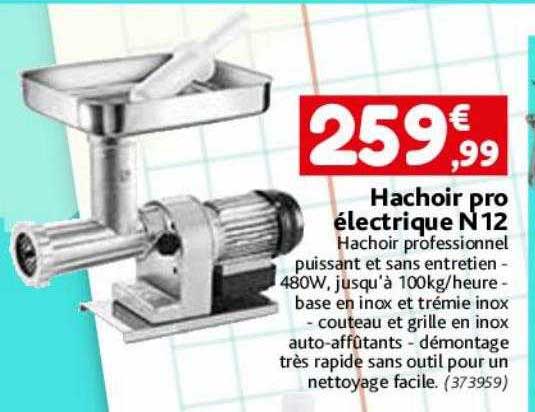hachoir pro électrique n12