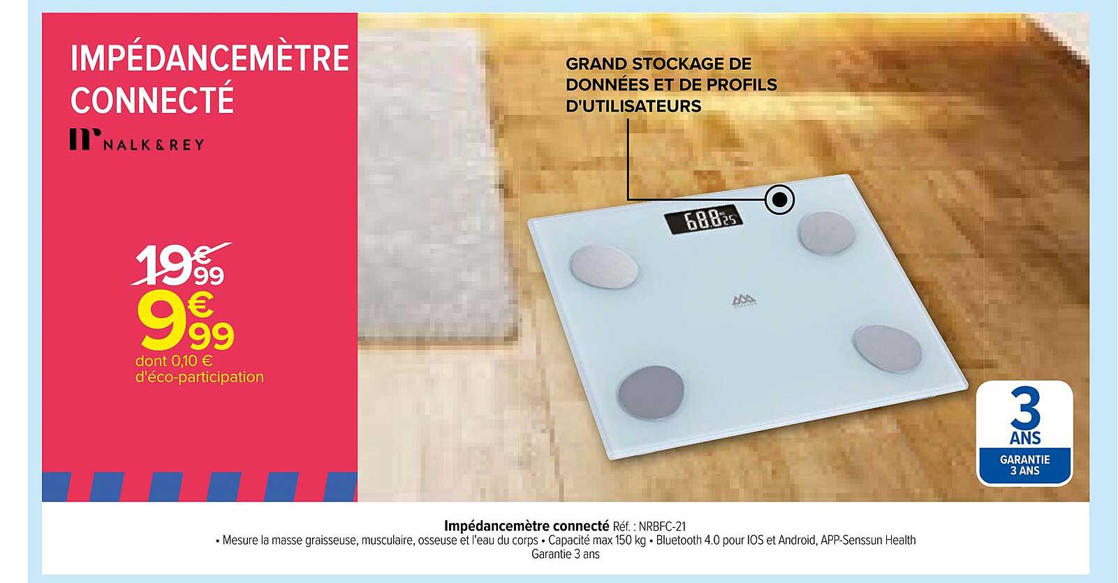 impédancemètre connecté nalk & rey