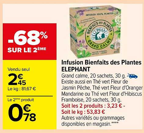 infusion bienfaits des plantes éléphant