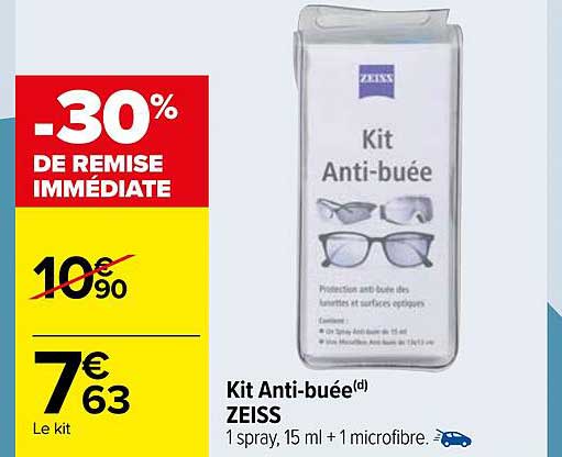 kit anti-buée zeiss
