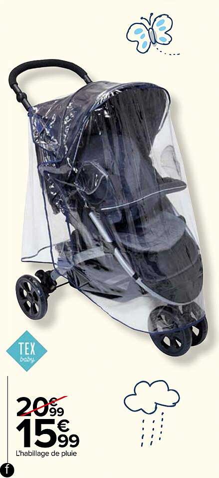l'habillage de pluie tex baby