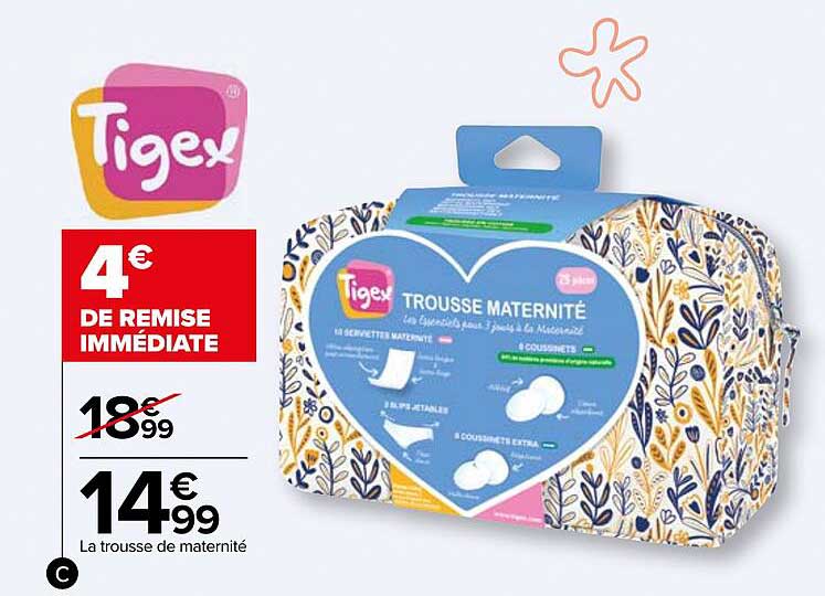 la trousse de maternité tigex