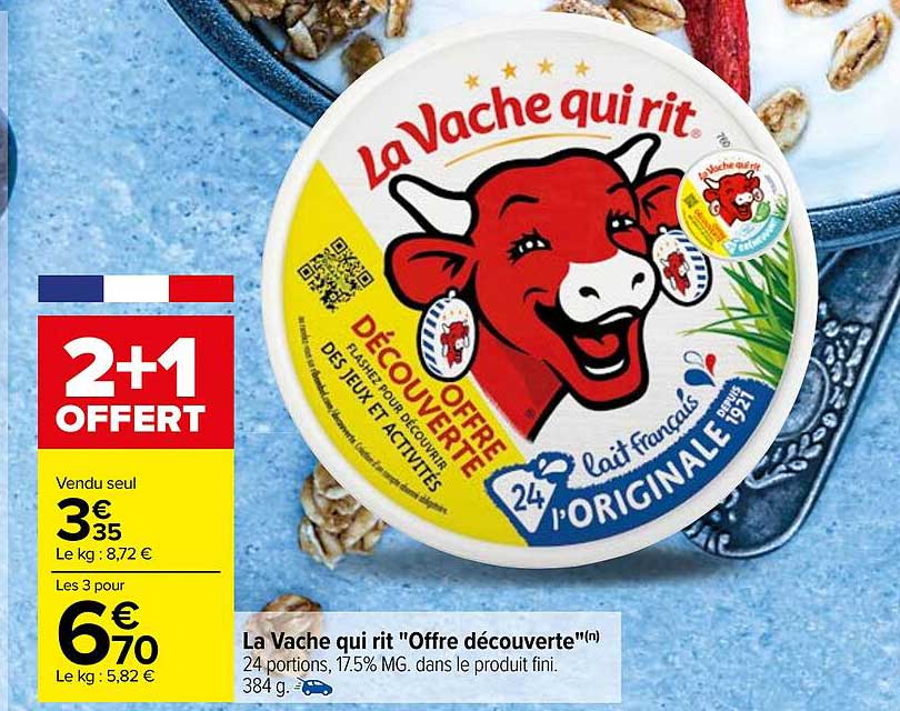 la vache qui rit "offr découverte"