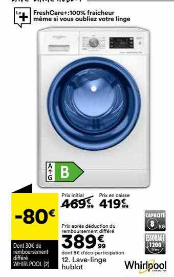 lave-linge hublot whirlpool