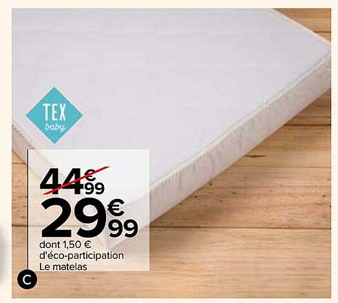 Le Matelas Tex Baby