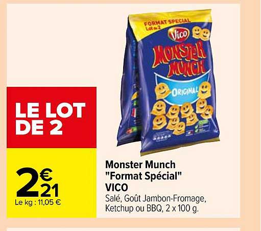monster munch "format spécial" vico