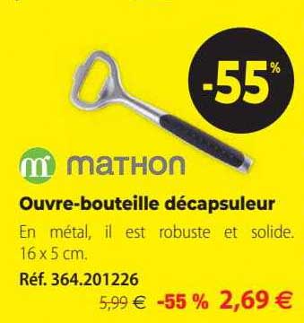 ouvre-bouteille décapsuleur mathon
