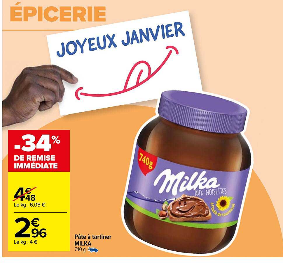 Pâte à Tartiner Milka