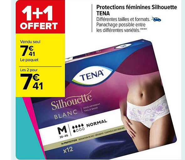 protections féminines silhouette tena