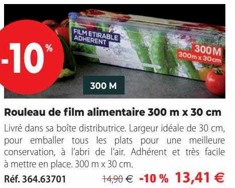 Rouleau De Film Alimentaire 300 M X 30 Cm