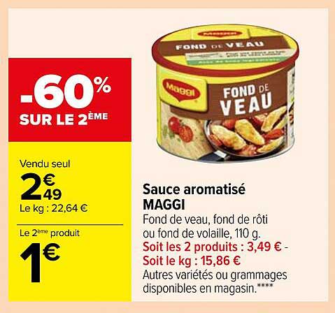 Sauce Aromatisé Maggi