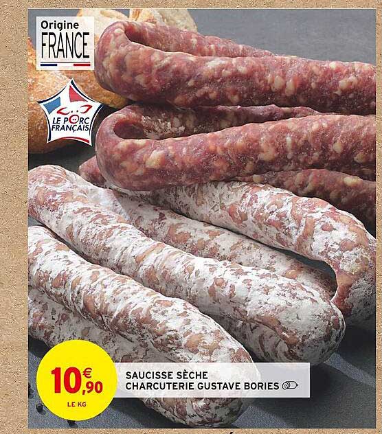 saucisse sèche charcuterie gustave bories