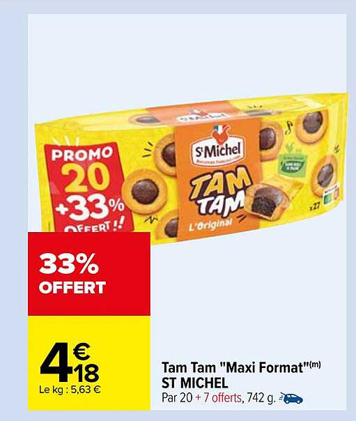 tam tam "maxi format" st michel