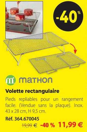 volette rectangulaire mathon