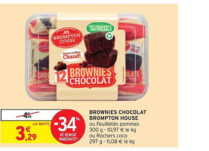 Brownies Chocolat Brompton House