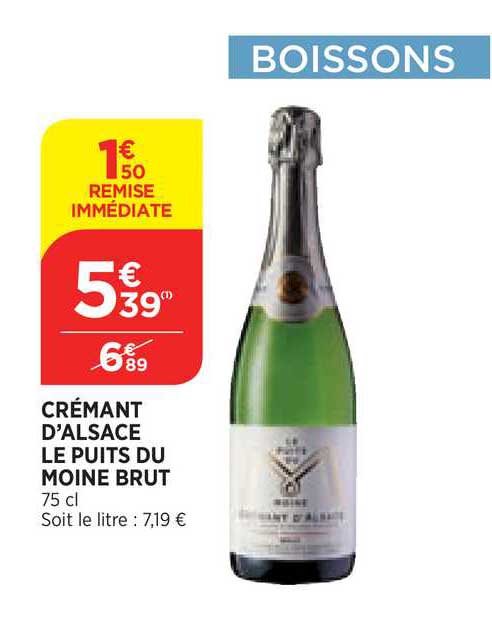 crémant d'alsace le puits du moine brut