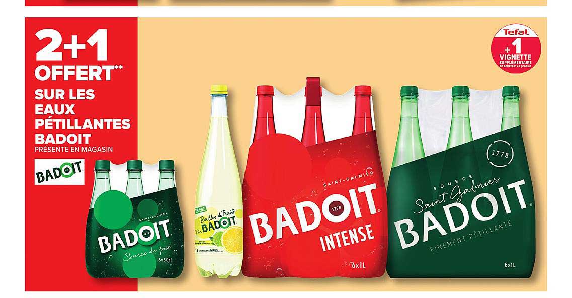 eaux pétillantes badoit