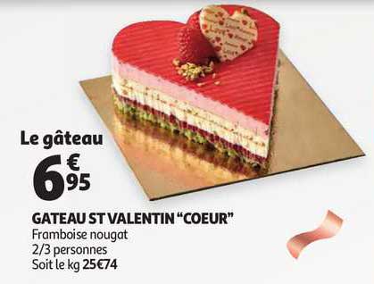 Gâteau St Valentin "coeur"