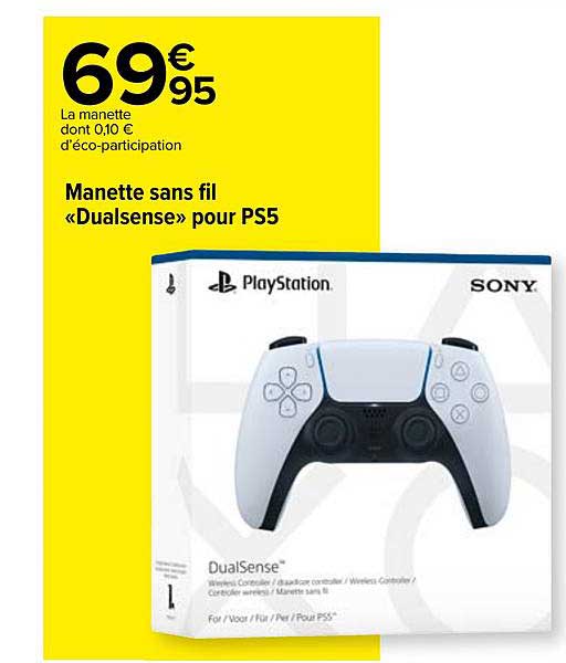 Manette Sans Fil Dualsense Pour Ps5 Playstation