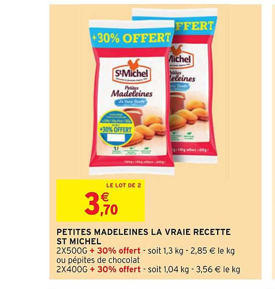 Petites Madeleines La Vraie Recette St Michel