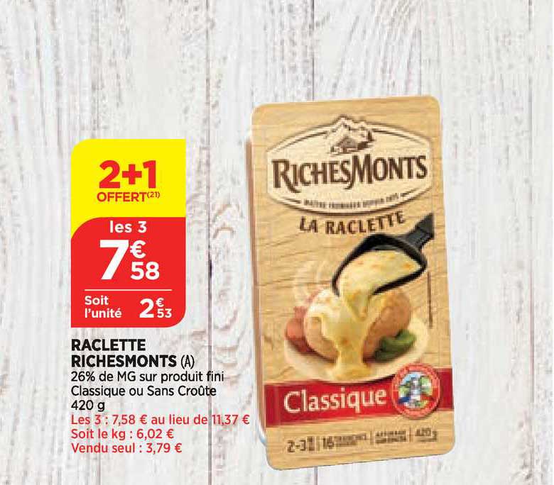 Raclette Richesmonts