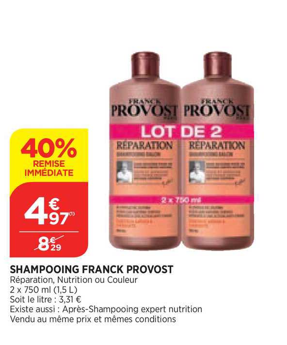 shampooing franck provost