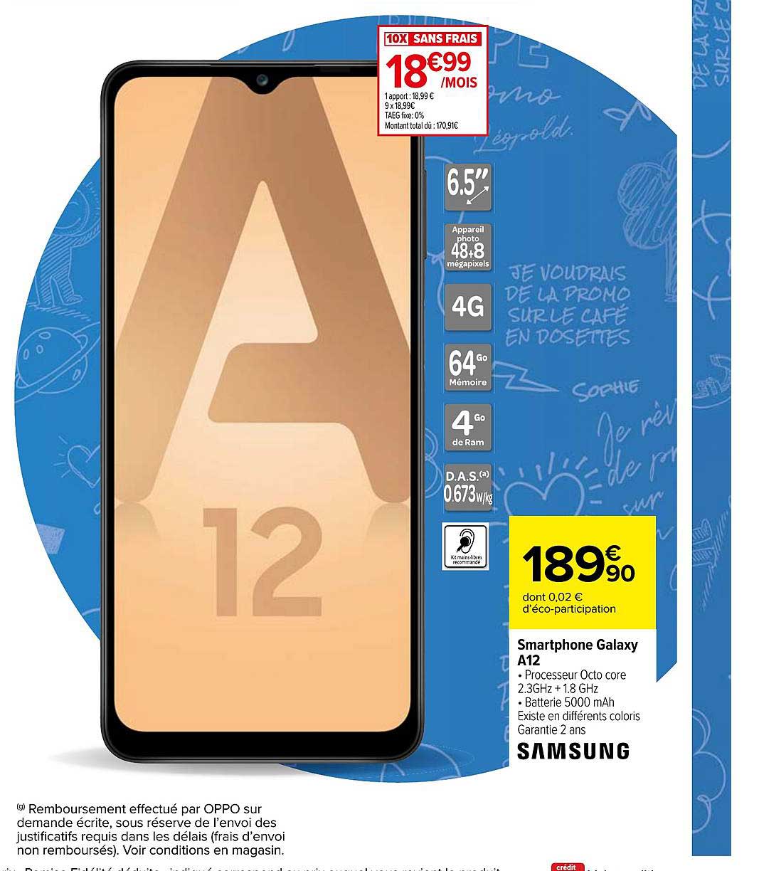 smartphone galaxy a12 samsung