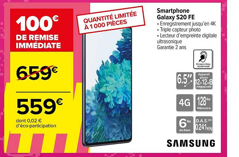 smartphone galaxy s20 fe samsung