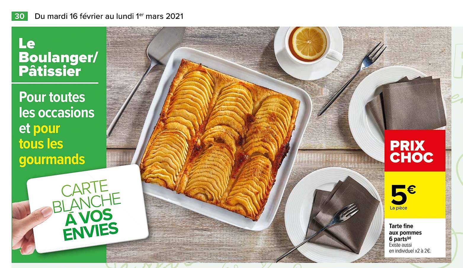 Tarte Fine Aux Pommes 6 Parts