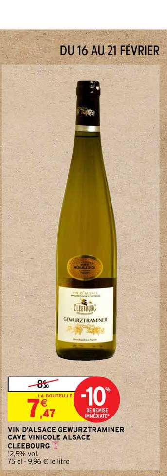 vin d'alsace gewurztraminer cave vinicole alsace cleebourg