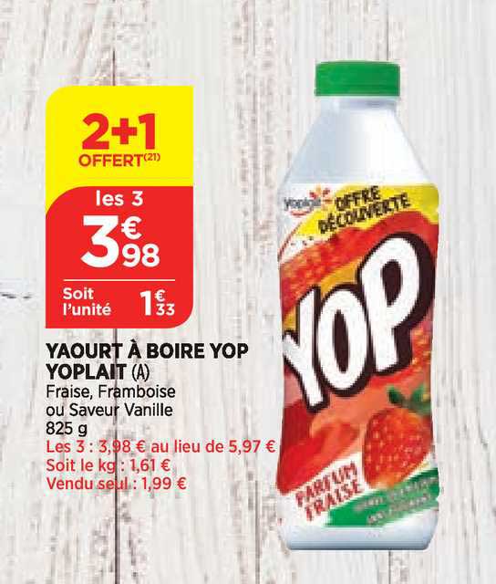 Yaourt à Boire Yop Yoplait