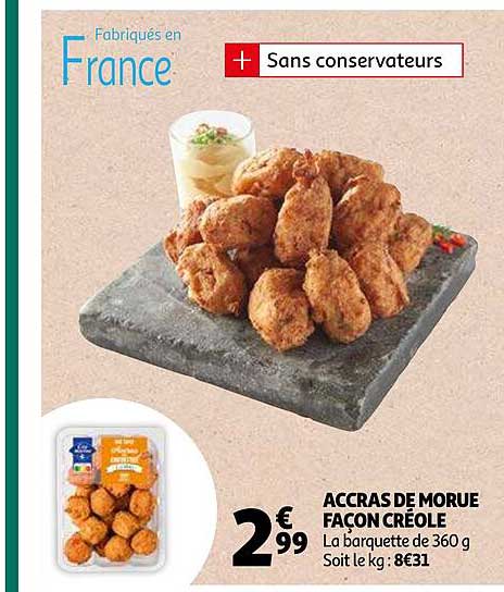 accras de morue façon créole