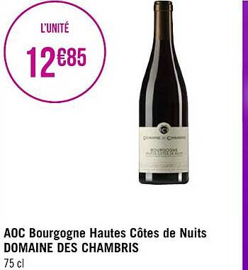 aoc bourgogne hautes côtes de nuits domaine des chambris