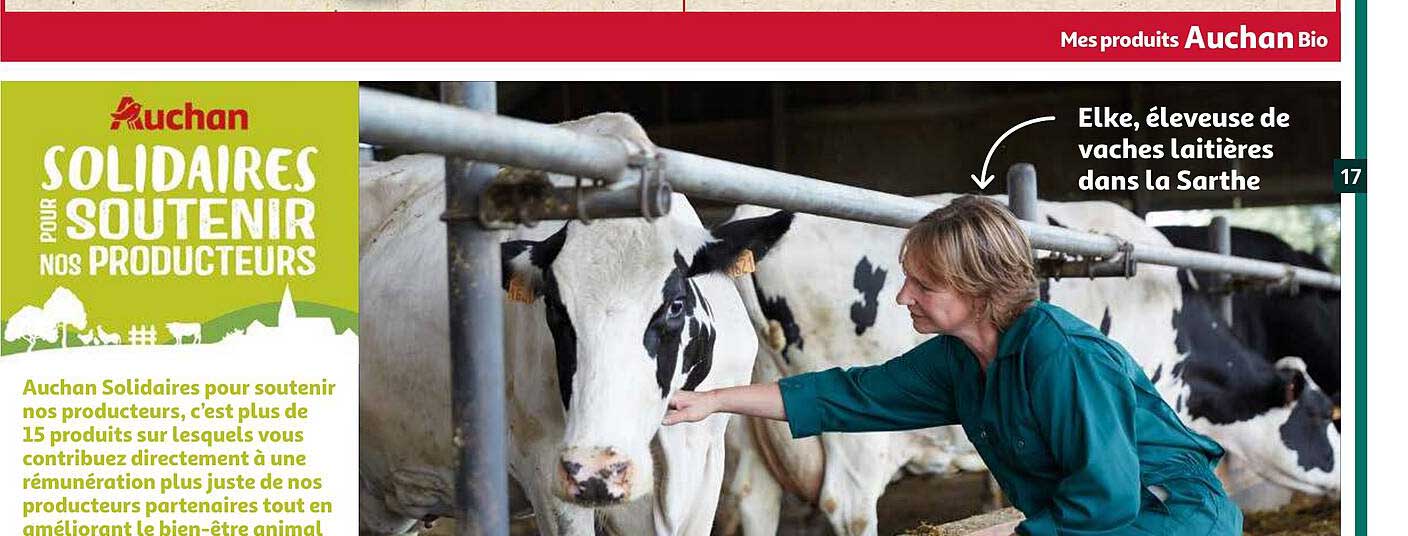 auchan solidaires pour soutenir nos producteurs